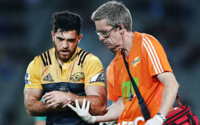 The win over the Blues may have come at a cost for the Hurricanes with All Black winger Nehe Milner-Skudder forced off the field with an injury.