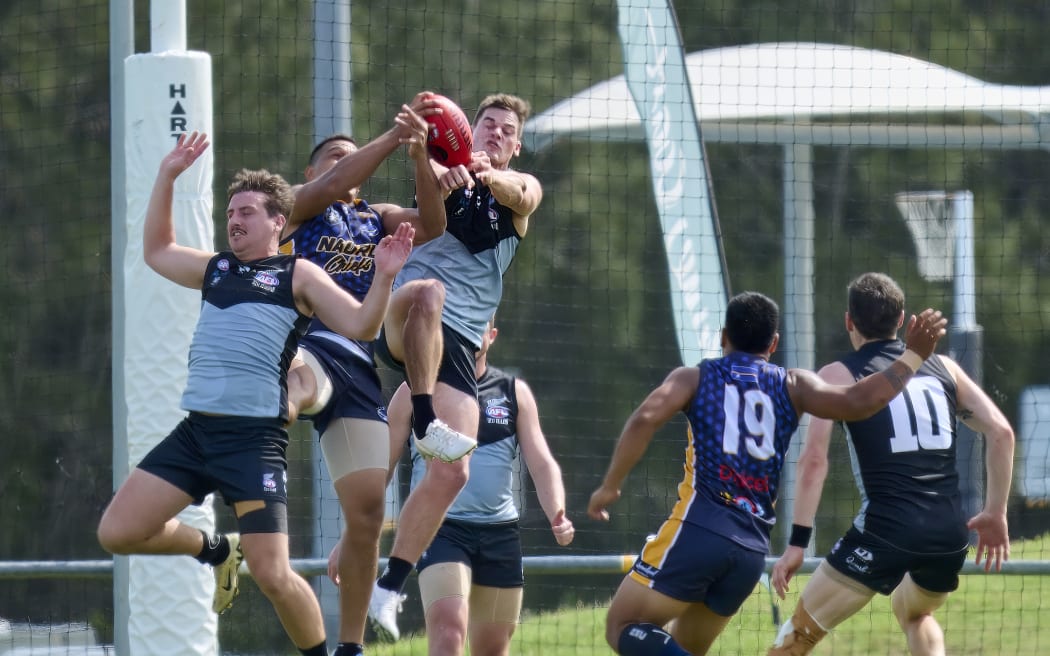 NZ Falcons in action.