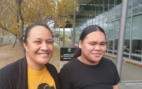 Tepora Samia (left) and Luchiano Edwards Tuioti
