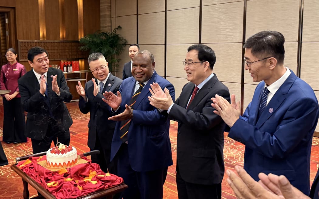 PNG Prime Minister James Marape in China