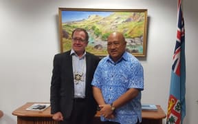 New Zealand and Fiji foreign ministers,
Murray McCully and Ratu Inoke Kubuabola