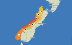 MetService has issued rain warnings for the west coast areas of the South Island on 18 January, 2024.