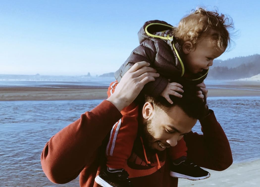 father and infant