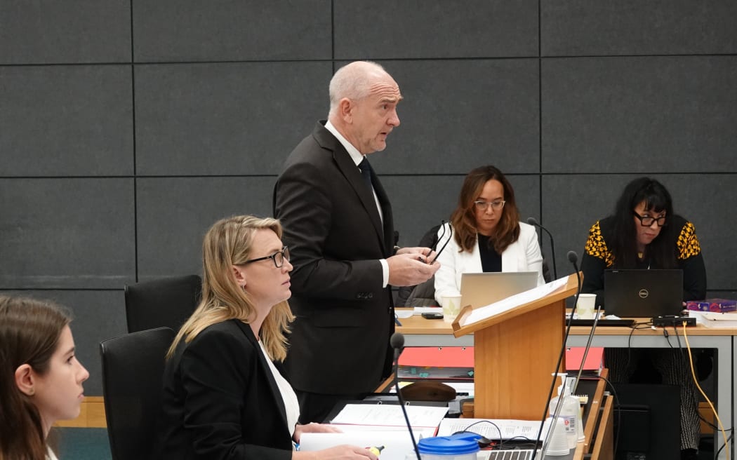 Defence counsel Fletcher Pilditch KC.