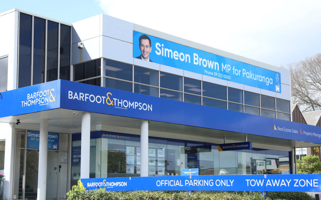 Simeon Brown's Pakuranga office.