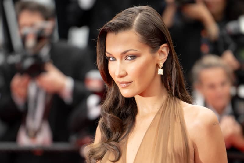 Bella Hadid attending "The Apprentice" premiere at the 77th annual Cannes Film Festival at Palais des Festivals in Cannes, France, on 20 May, 2024.