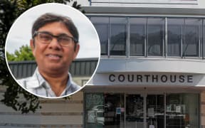 Rashmi Kant (inset) has been sentenced in the Napier District Court to home detention on 11 charges of indecent assault of young women he was tutoring.