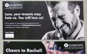 Quinovic now says the controversial advertisements were sent out to Wellington addresses.