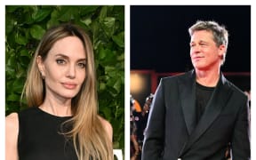 Angelina Jolie and Brad Pitt.