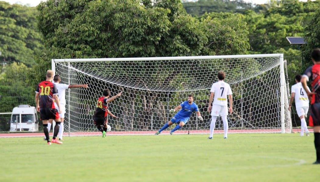 Puaikura opened the scoring from the penalty spot.