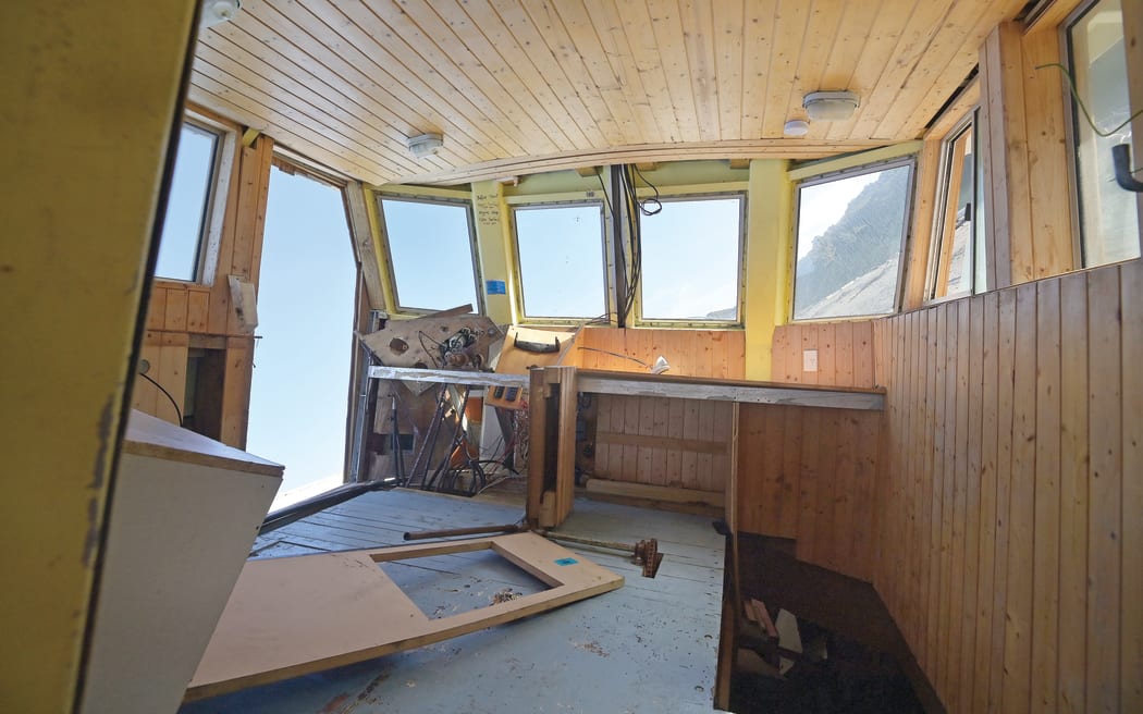 The inside of San Rosa has been stripped since washing ashore, but Gisborne District Council harbourmaster Peter Buell indicated the boat was still salvageable.