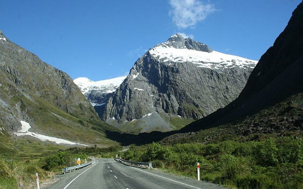 Milford Sound highway, pictured in 2007.