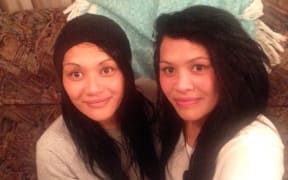 Jarna and Kreslea Smith, whose family is contesting the Maori Trustee's decision.