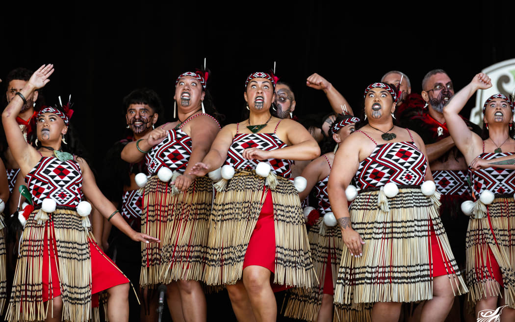 Te Matatini finalist Te Kapa Haka o Kahungunu.