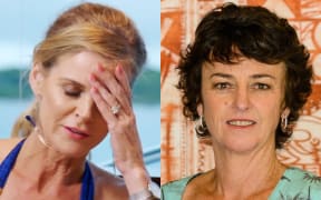 Julia Sloane, left, and Dame Susan Devoy