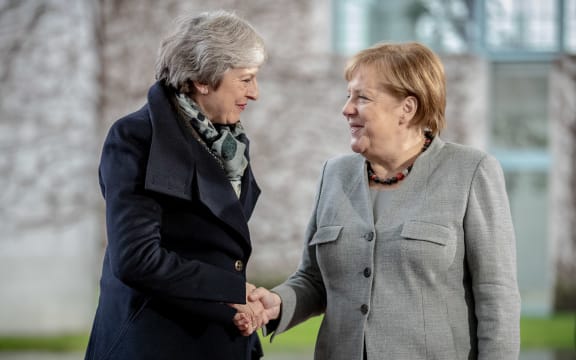 Theresa May is aiming to rescue her Brexit deal and is meeting with European leaders and EU officials.