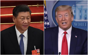 Chinese president Xi Jinping and US President Donald Trump