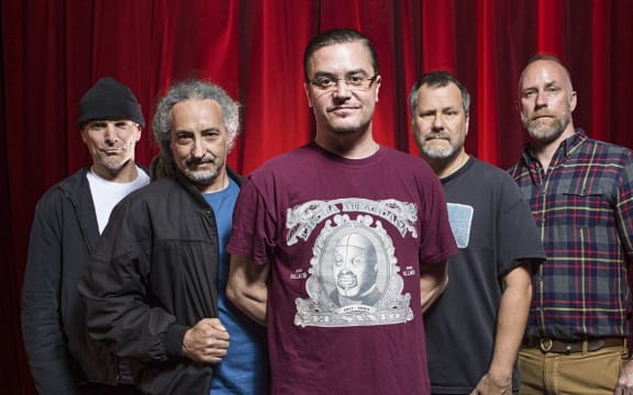 Faith No More (Billy Gould 2nd from right)