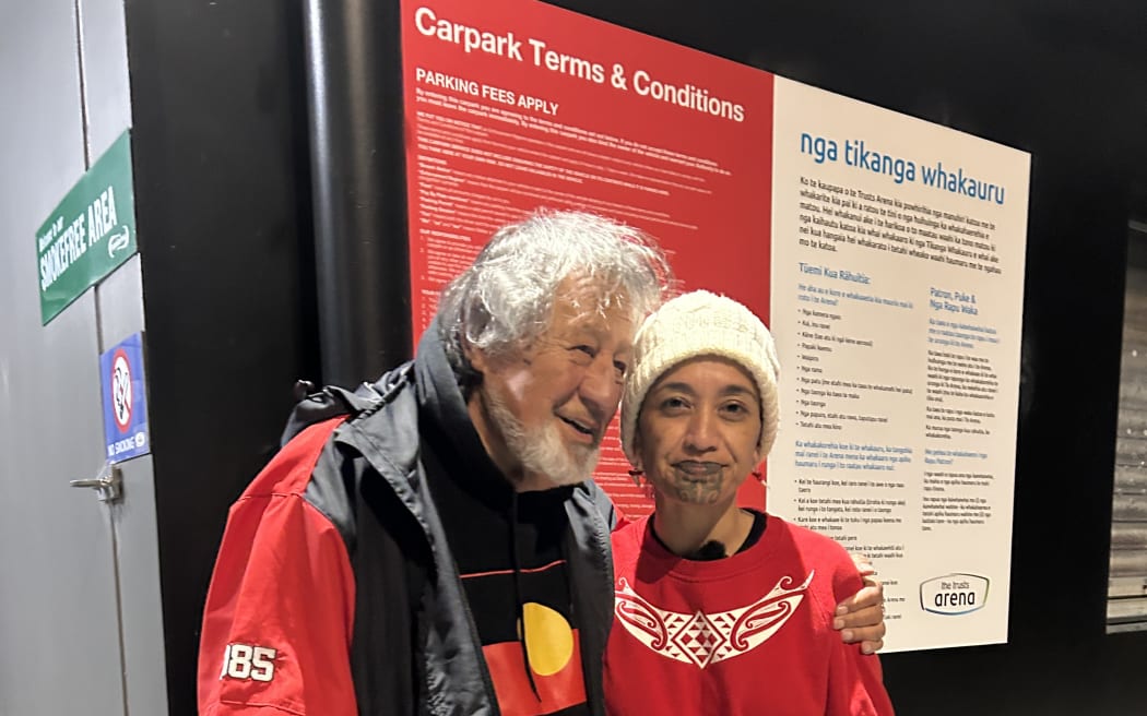 Te Pāti Māori's Pita Sharples and Oriini Kaipara.