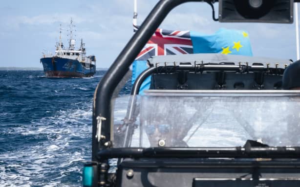 Chinese longliner Lu Rong Yuan Yu was arrested in Tuvalu two weeks ago over suspected illegal fishing activity.