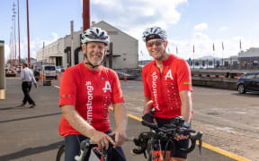 Bruce Cotterill and Paul Muir, founders of Bike for Blokes