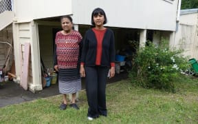 Bano Prasad left and her daughter, Anjala Prasad.