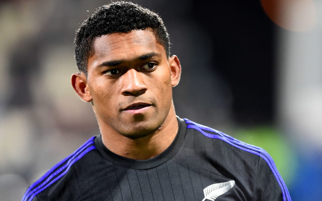 The All Blacks wing Waisake Naholo.
