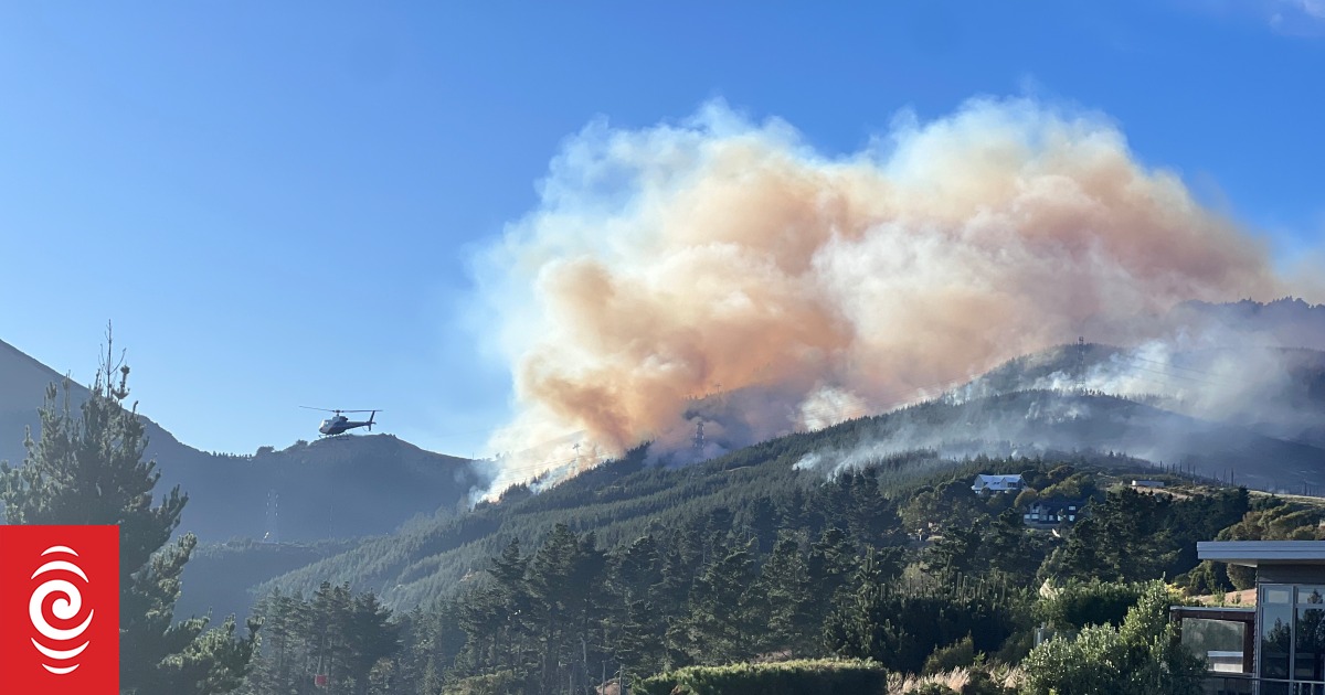 In pictures: Port Hills fire spreads for second day - Vimarsana News