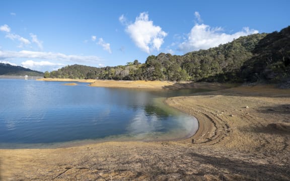 Watercare's Mangatawhiri dam in the Hunua Ranges.