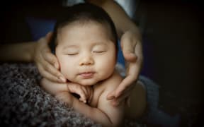sweet asian baby