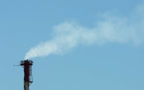 Smoke emitting into the sky