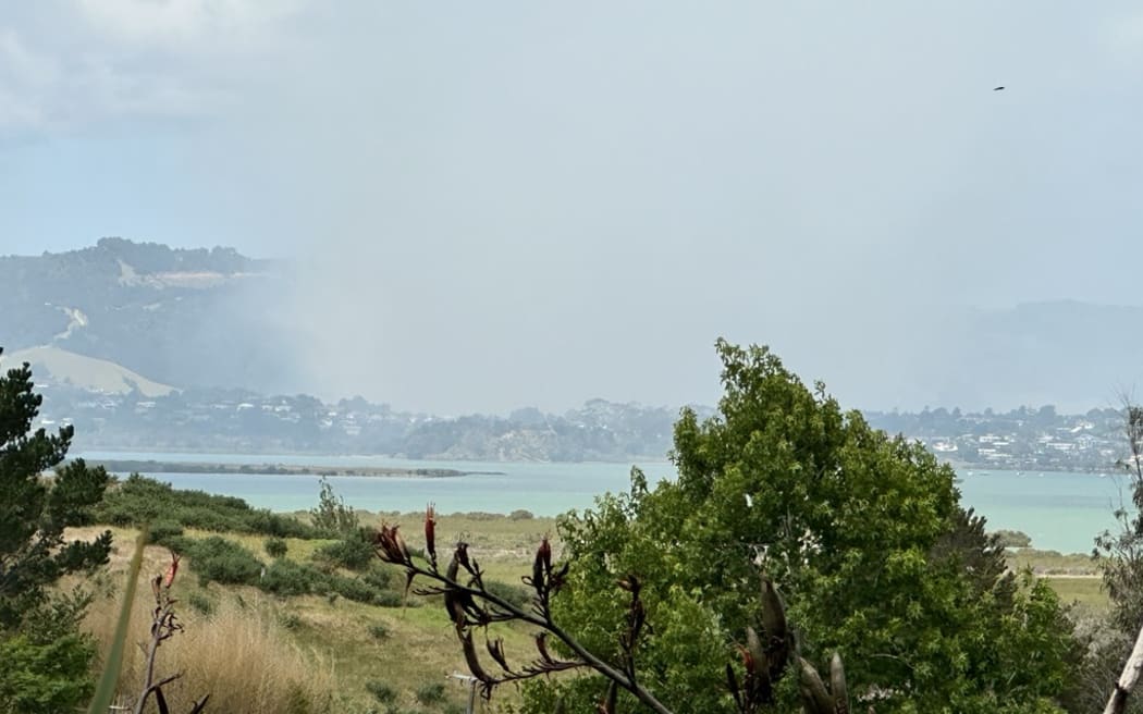 Smoke could be seen.
