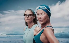 Annette Bening and Jodie Foster in Nyad.