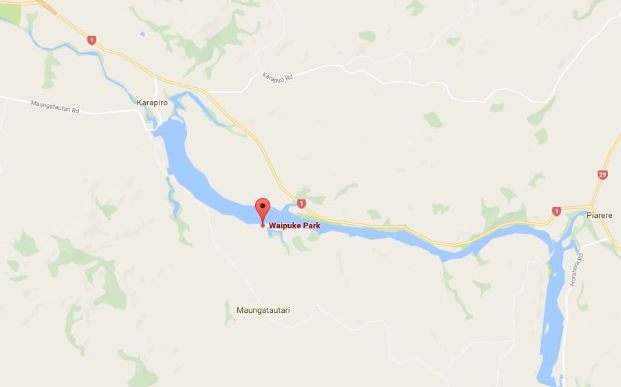 The search has been focused on the Waipuke Reserve area of Lake Karapiro.