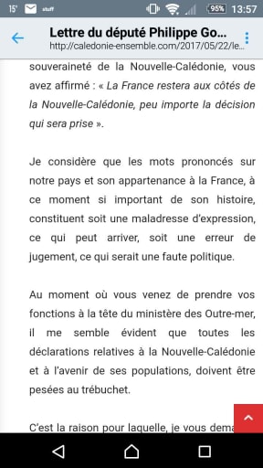Philippe Gomes 's letter