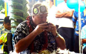 Steve Hansen in Apia.