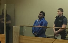 Fa'atiga Manutui - one of the two accused - appeared in the Manukau District Court this afternoon.
