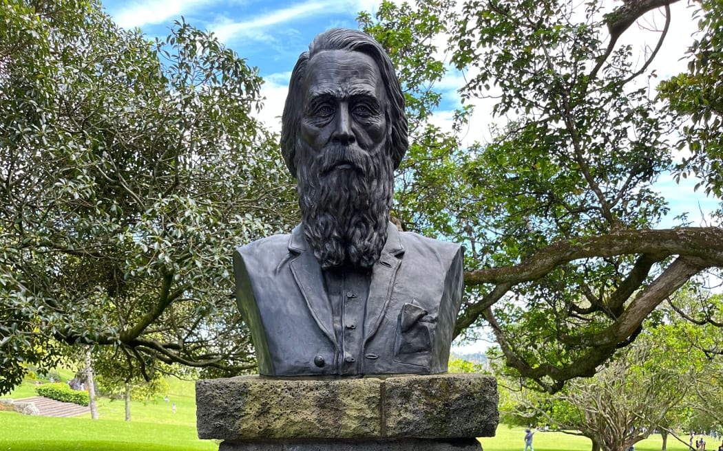 Bust of Sir John Logan Campbell, in Cornwall Park