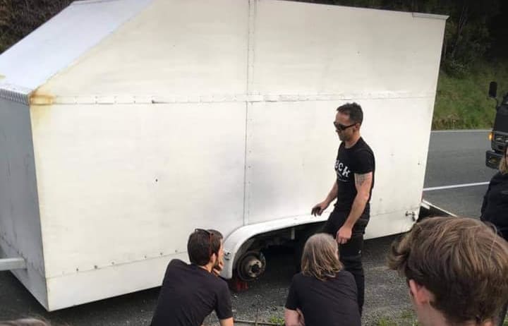Trailer stolen from Hamilton band