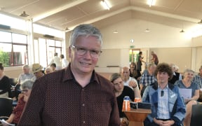 Andrew Judd at the council Māori wards meeting in Whangārei.