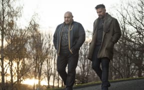 Norm Hewitt and Manu Bennett