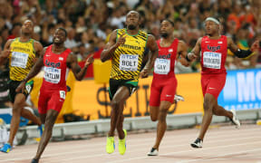 Usain Bolt wins World 100m title Beijing 2015.