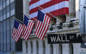 The exterior of the New York Stock Exchange is seen on November 4, 2020 in New York.