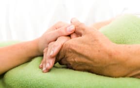 elderly hands