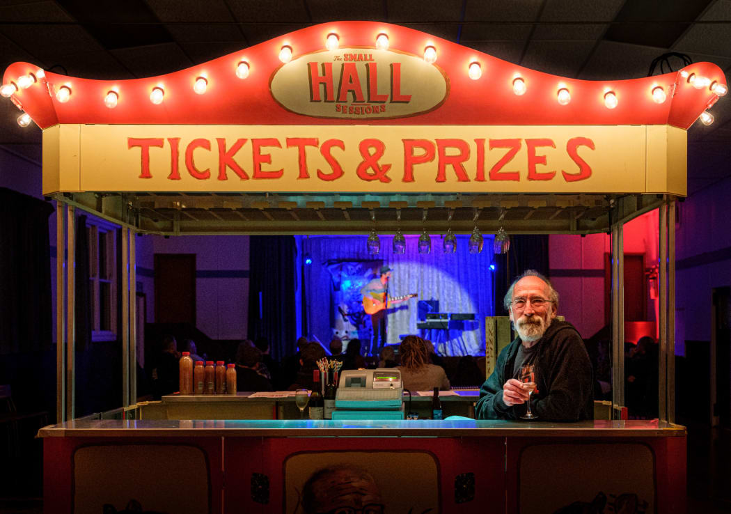 Jamie Macphail, creator, curator and roadie of The Small Hall Sessions