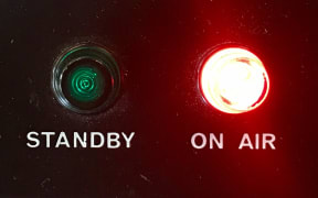 OB talk back system 'on air' indicator