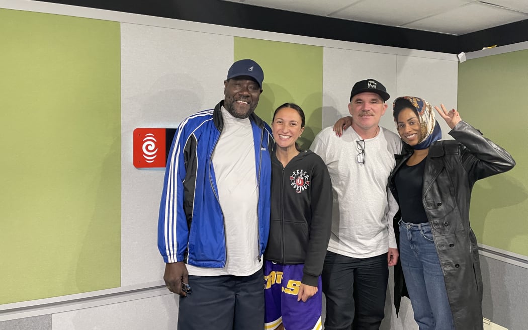 Ronald LaPread, Kara Rickard, Mark Williams, Soraya LaPread.