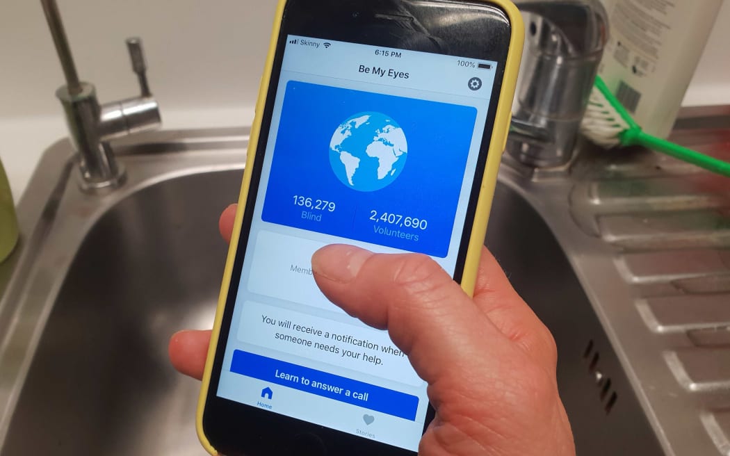 The Be My Eyes app connects blind users with millions of volunteers