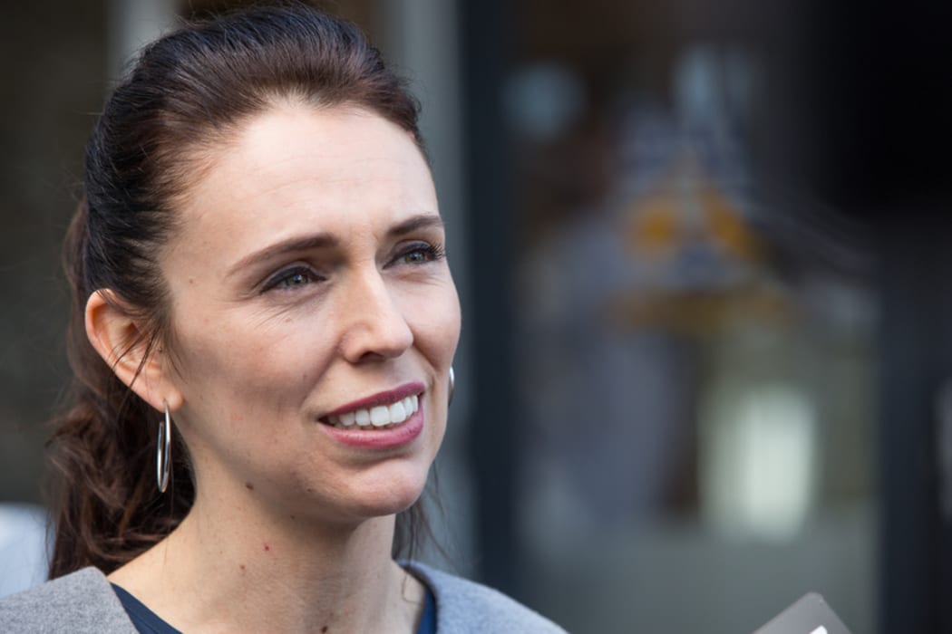 Jacinda Ardern on a visit to her hometown of Morrinsville. 10 August 2017.