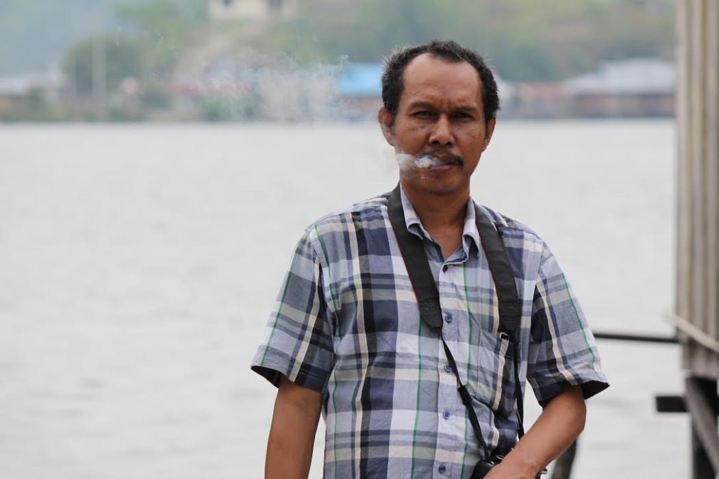 West Papuan journalist Victor Mambor.